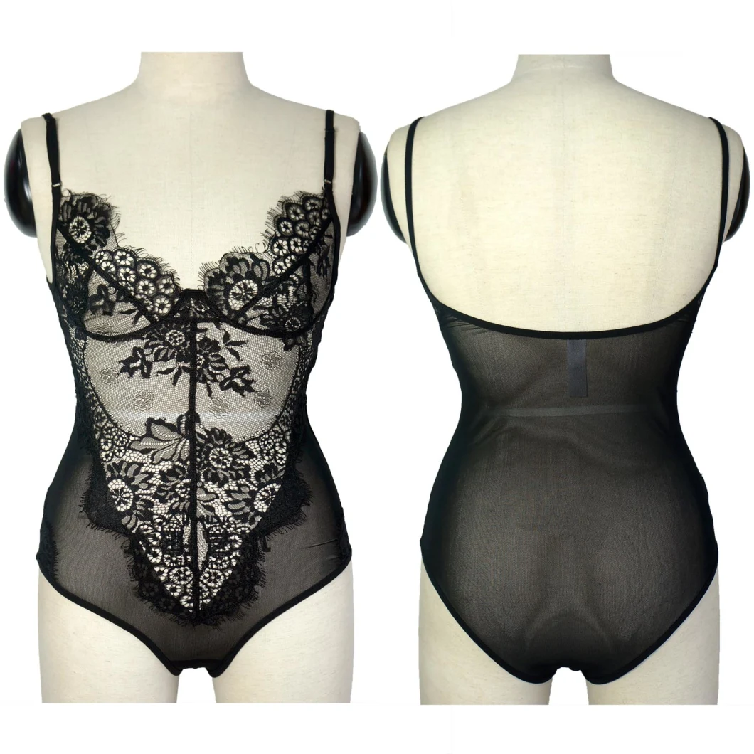 Lace Bodysuit Wirefree Lingerie