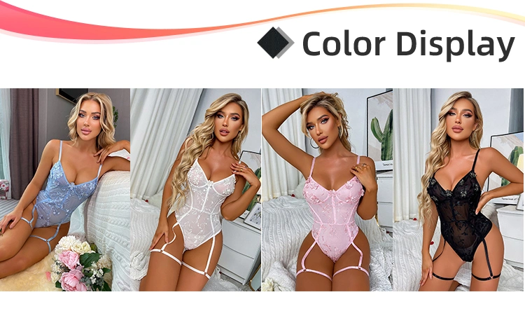 Lenceria Sexy Bodysuit PARA Mujer Sexy Teddy Garter Bodysuit Girls Mature Women Sexy Lingerie Babydoll One Piece 2023