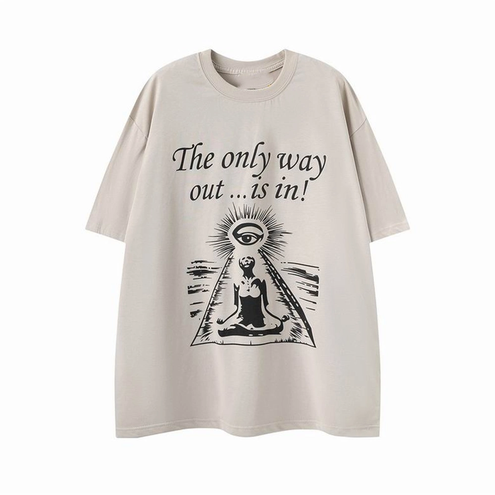 Boys Graphic Print The Only Way out Is in T Shirts Short Sleeve Tees