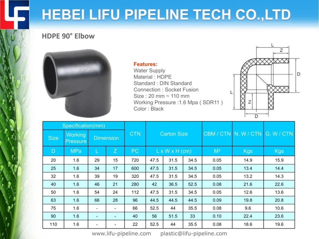 Top-Notch Plastic Pipe Cross Tee PE Equal Tee and HDPE Socket Fusion Pipe Reducing Tee All Meeting The Requirements of DIN Standard SDR11 for Water Supply