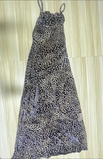 L287034 White Bear Print Short Sleeve Mini Dress